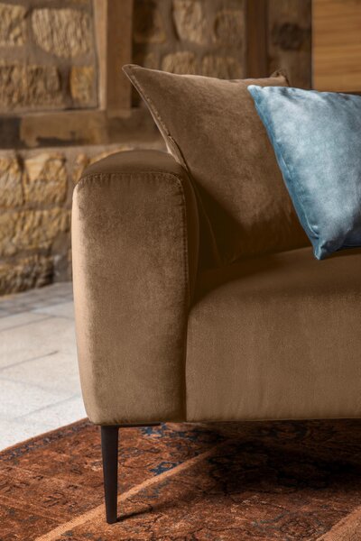 TŘÍMÍSTNÁ POHOVKA, textil, koňaková W.Schillig - Pohovky, Online Only