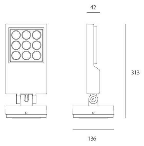 Artemide venkovní LED svítidlo Cefiso 14 23 W 3000K 220-240 V