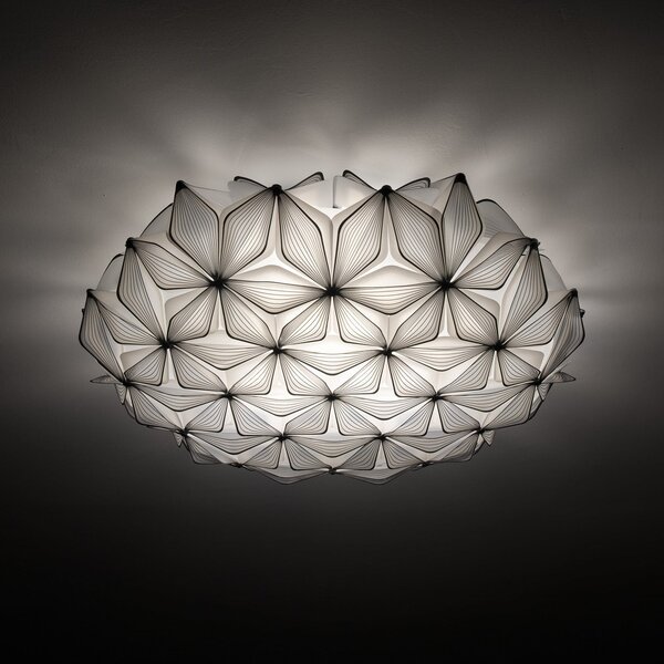 Stropní Lampa Slamp, C'EST LA VIE, stmívatelné, Černá, Obývací pokoj, Plast, Design