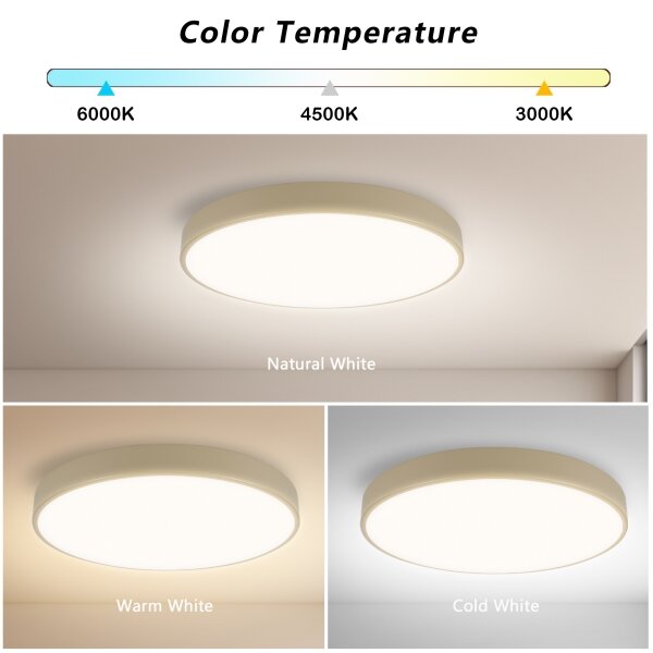 Brilagi - LED Stm. svítidlo POOL LED/60W/230V 3000-6000K pr. 50 cm béžová + DO