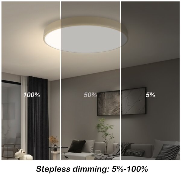 Brilagi - LED Stm. svítidlo POOL LED/60W/230V 3000-6000K pr. 50 cm béžová + DO
