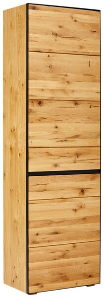 SKŘÍŇ NA ODĚV, antracitová, barvy dubu, divoký dub, 60/200/38 cm Linea Natura - Šatní skříně