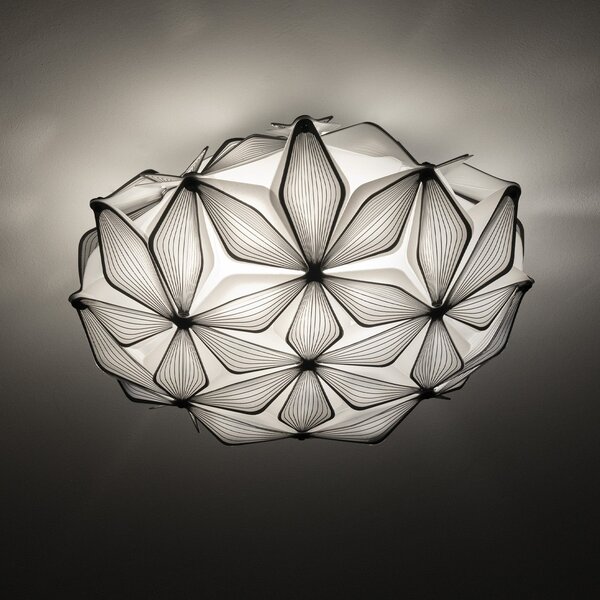Stropní Lampa Slamp, C'EST LA VIE, stmívatelné, Černá, Obývací pokoj, Plast, Design