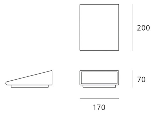 Artemide venkovní LED svítidlo Cuneo 15 W 220-240 V 3000K rust
