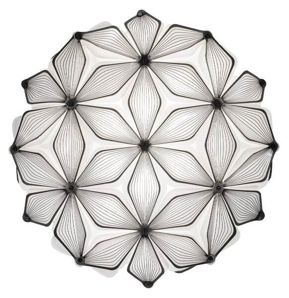Stropní Lampa Slamp, C'EST LA VIE, stmívatelné, Černá, Obývací pokoj, Plast, Design