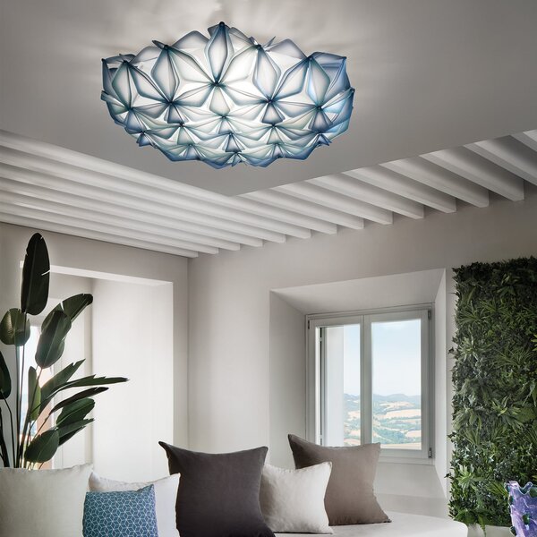 Stropní Lampa Slamp, La Vie, stmívatelné, Modrá, Obývací pokoj, Plast, Design