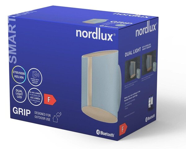 NOR 2118201001 Grip Smart venkovní nástěnné svítidlo bílá - NORDLUX