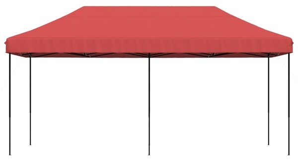 Skládací party stan pop-up vínový 580 x 292 x 315 cm