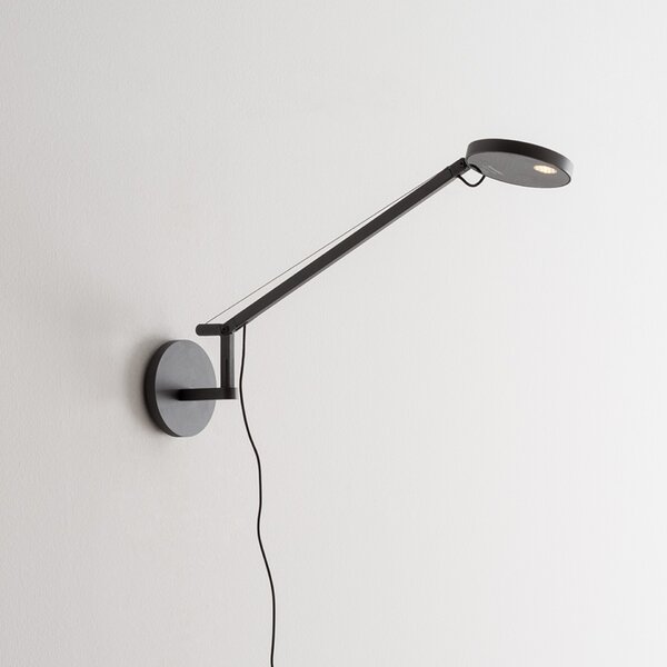 Artemide nástěnné svítidlo Demetra Micro 6 W 2700K stmívatelné antracit