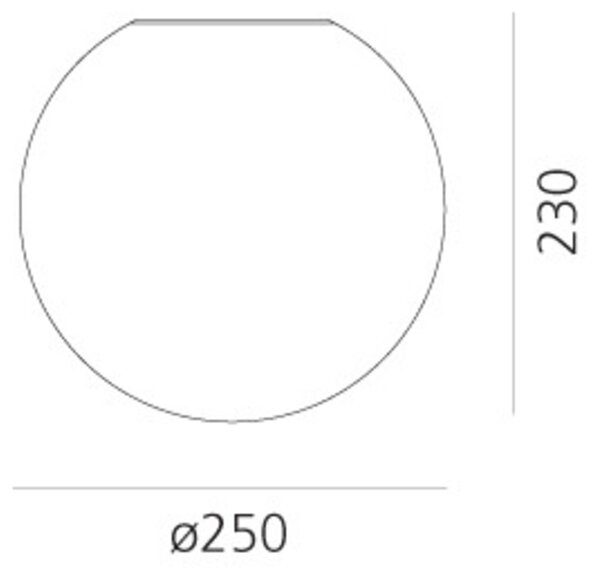 Artemide nástěnné/stropní svítidlo Dioscuri 25 E27 12W 220-240V