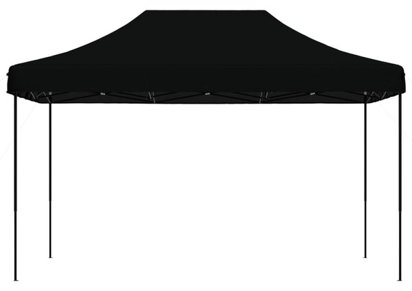 Skládací party stan pop-up černý 440 x 292 x 315 cm