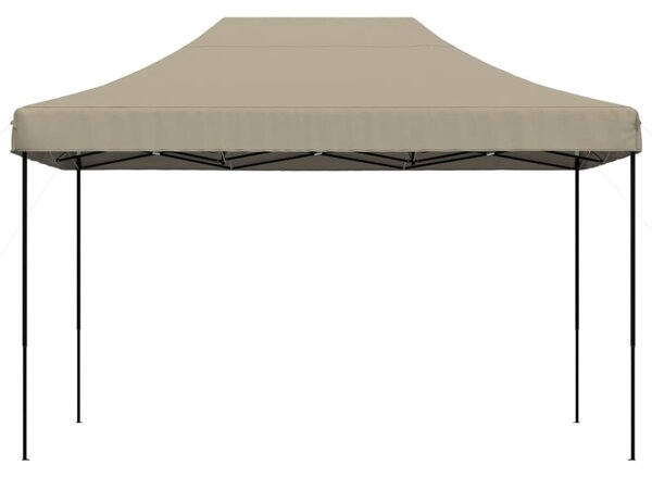 Skládací party stan pop-up taupe 410 x 279 x 315 cm