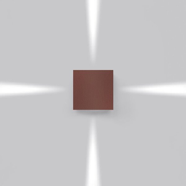 Artemide venkovní nástěnné svítidlo Effetto 14 Square 11 W 220-240 V 3000K 4 úzké paprsky rez