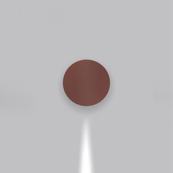Artemide venkovní nástěnné svítidlo Effetto Round 1 narrow beam 4,5 W 220-240 V 3000K rez