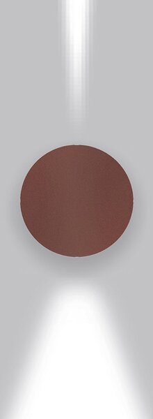 Artemide venkovní nástěnné svítidlo Effetto Round 7 W 220-240 V 3000K rez