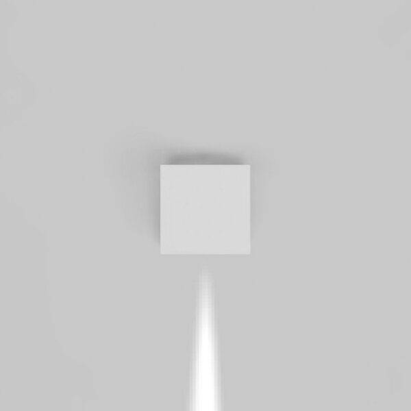 Artemide venkovní nástěnné svítidlo Effetto 14 Square 4,5 W 3000K úzký paprsek antracit