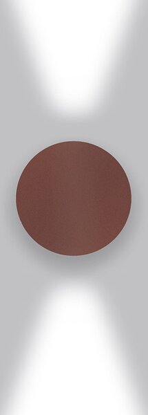 Artemide venkovní nástěnné svítidlo Effetto Round 7 W 220-240 V 3000K Rust
