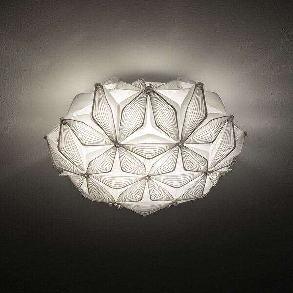 Stropní Lampa Slamp, C'EST LA VIE, stmívatelné, Bílá, Obývací pokoj, Plast, Design