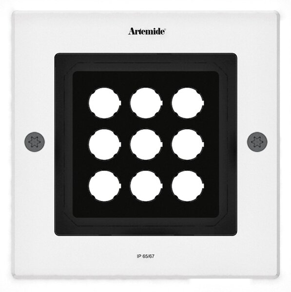 Artemide vestavné LED svítidlo Ego 220 Square 16 W 3000K 38° IK10