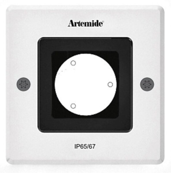 Artemide venkovní LED svítidlo Ego 90 Flat Square 3,2 W 3000K 24° zapuštěné