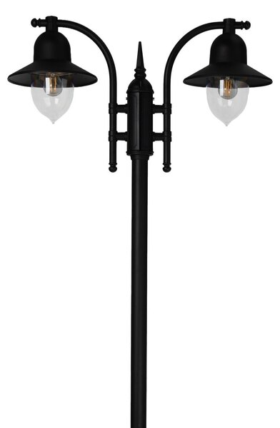 Como 2 Venkovní Parková Lampa pro Concrete Anchor Black