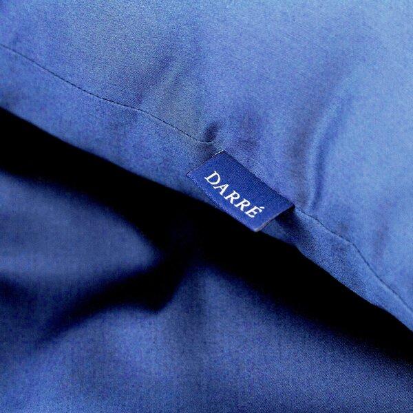 DARRÉ Saténové povlečení Royal - dark blue Velikost: 140 x 220 + 70 x 90