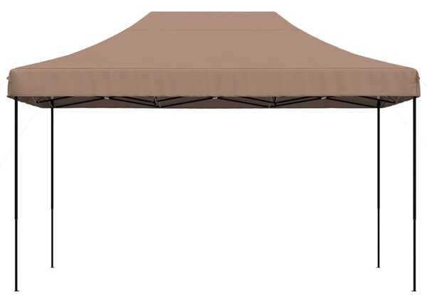 Skládací party stan pop-up hnědý 440 x 292 x 315 cm