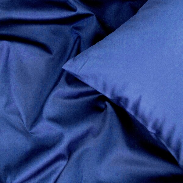 DARRÉ Saténové povlečení Royal - dark blue Velikost: 140 x 220 + 70 x 90