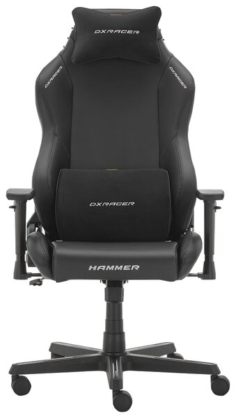 HERNÍ ŽIDLE, vzhled kůže, černá Dxracer - Herní židle