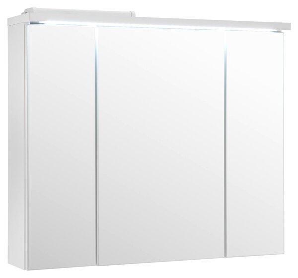 ZRCADLOVÁ SKŘÍŇKA, bílá, 80/69/20 cm Xora - Koupelnové série