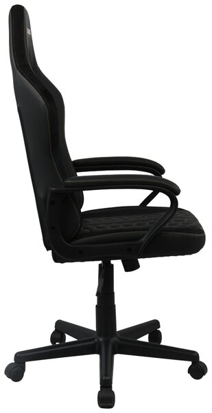 HERNÍ ŽIDLE, vzhled kůže, černá BX Gaming - Herní židle