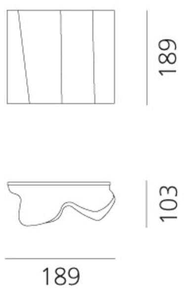 Artemide nástěnné svítidlo Logico Micro Silk E14 6W