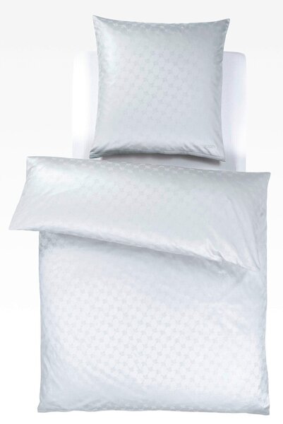 POVLEČENÍ, žakár, makosatén, barvy stříbra, světle šedá, 155/220 cm Joop! - Online Only povlečení, Online Only