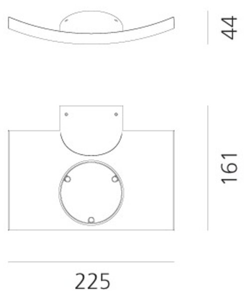 Artemide nástěnné svítidlo Microsurf 20 W 220-240 V 3000K bílé