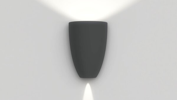 Artemide venkovní nástěnné svítidlo Molla 12 W 220-240 V 3000K antracit