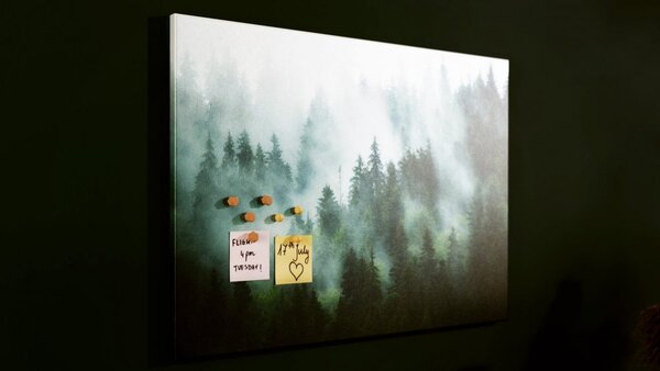 ALLboards CANVAS CAN96_86 obraz Les v mlze 90 x 60 cm