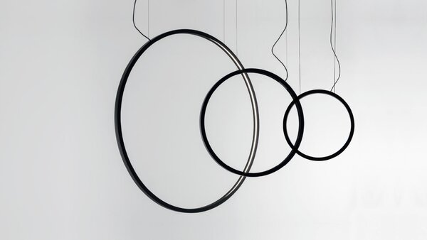 Artemide závěsné svítidlo O Outdoor 43 W 3000K průměr 90 cm