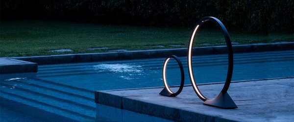 Artemide závěsné svítidlo O Outdoor 43 W 3000K průměr 90 cm