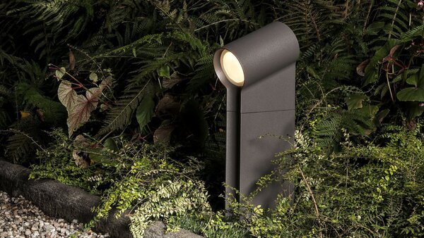 Artemide nástěnné svítidlo Oblique Wall 23 W 3000K antracit