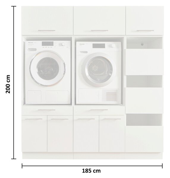 TECHNICKÁ MÍSTNOST, 185/200/67,5 cm - Víceúčelové skříně, Online Only
