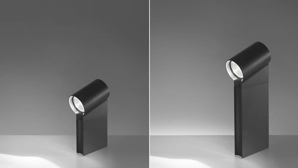 Artemide nástěnné svítidlo Oblique Wall 23 W 3000K antracit