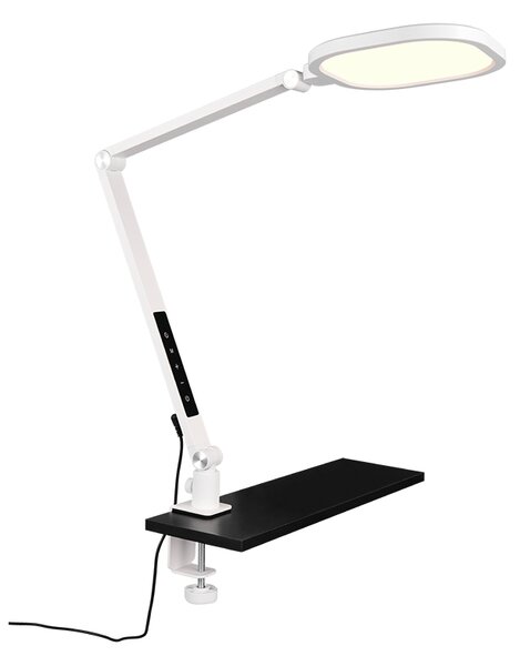 Stolní svítidlo 1x LED 1400lm 3000 / 4200 / 6500K biela matná IP20 TRIO SERVO 535810131