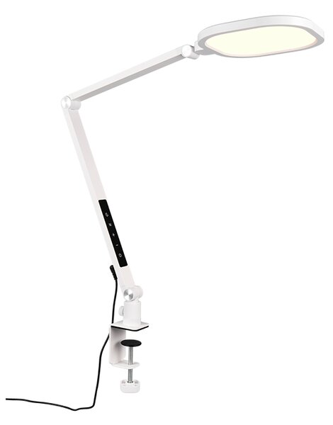 Stolní svítidlo 1x LED 1400lm 3000 / 4200 / 6500K biela matná IP20 TRIO SERVO 535810131