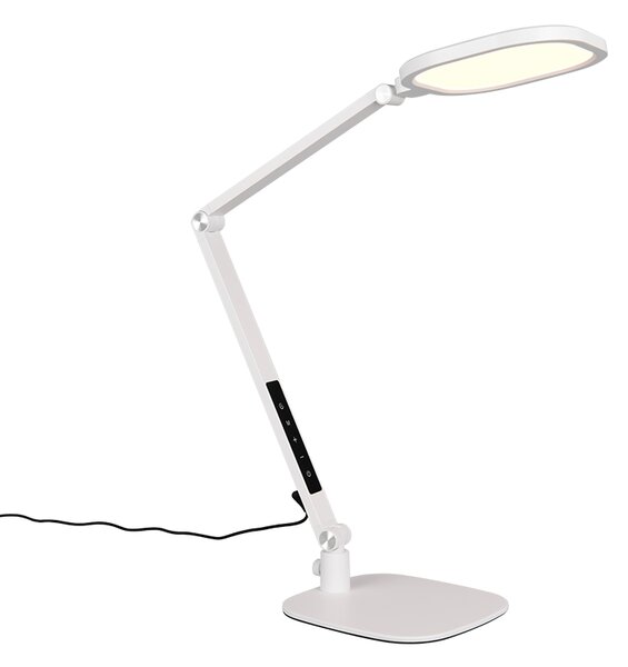 Stolní svítidlo 1x LED 1400lm 3000 / 4200 / 6500K biela matná IP20 TRIO SERVO 535810131