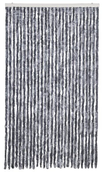 Závěs proti hmyzu stříbrný 118 x 220 cm Chenille