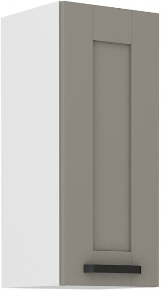 Kuchyňská skříňka LUNA bílá 30 G-72 1F barva dvířek: světle šedá Clay