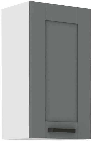 Kuchyňská skříňka LUNA bílá 40 G-72 1F barva dvířek: šedá Dust