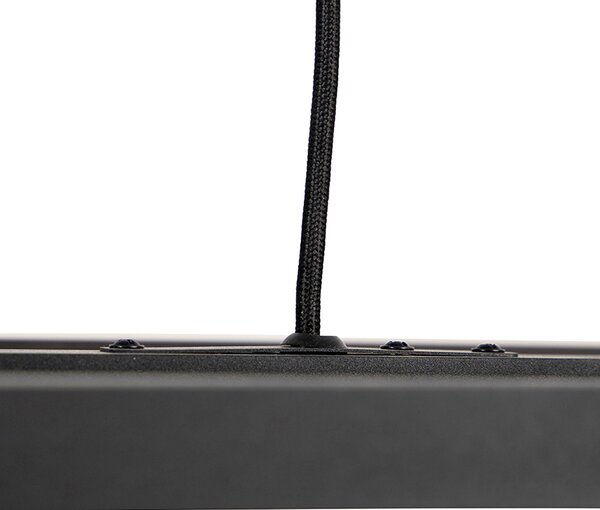 Chytré závěsné svítidlo černé 4-světlo vč. Wifi G95 - Big Cage