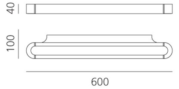 Artemide nástěnné svítidlo Talo Wall 60 25 W 220-240 V 3000K bílá