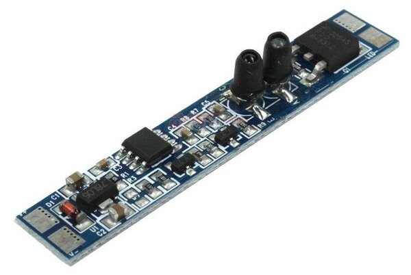 Stmívač pohybový pro LED pásy do AL lišty 10mm 0-100% s pamětí